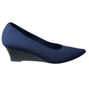 VIVAIA Women’s Aria Blue Slip On Wedge Pro Size 41.5 US 10